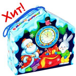 Детский подарок на Новый Год в картонной упаковке весом 600 грамм по цене 401 руб