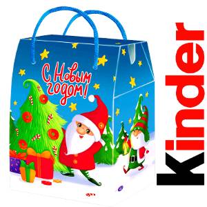 Детский подарок на Новый Год в картонной упаковке весом 800 грамм по цене 773 руб